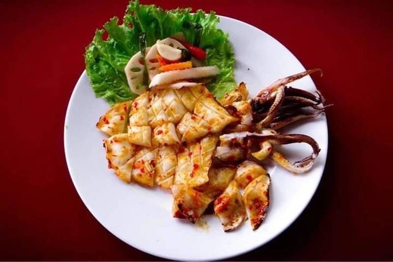 Mực một nắng Quảng Bình