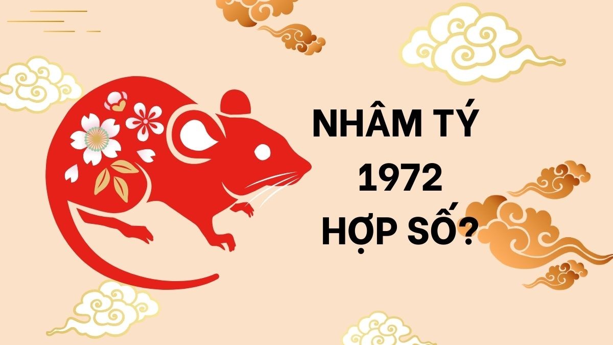 Các con số hợp với tuổi 1972
