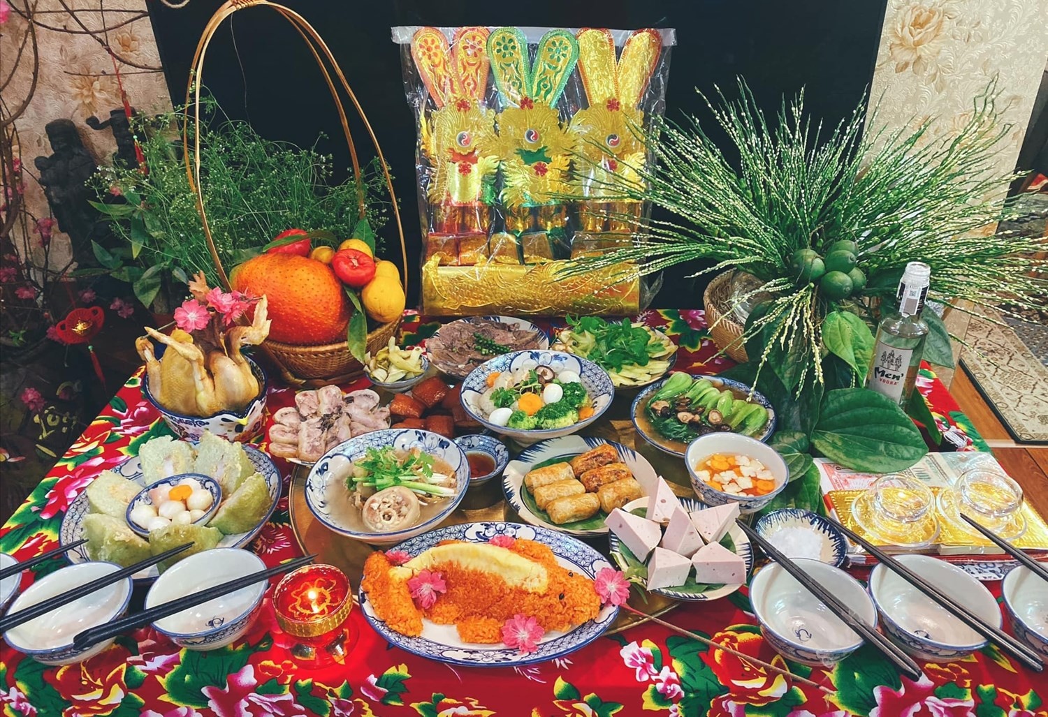 Mâm cỗ Ông Công Ông Táo