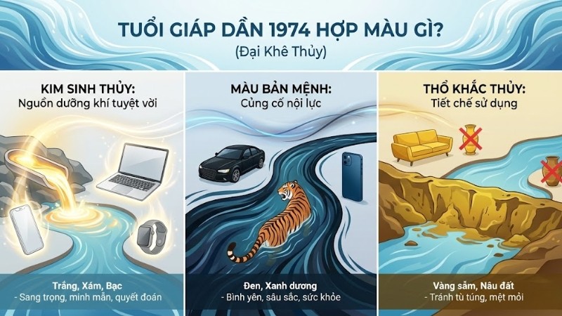 Tuổi Giáp Dần hợp màu Trắng, Xám, Bạc